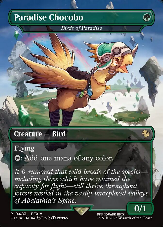 Birds of Paradise (Commander: FINAL FANTASY)  - Foil