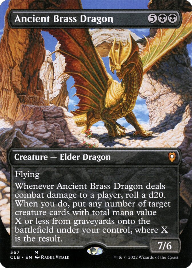 Ancient Brass Dragon (Commander Legends: Battle for Baldur's Gate) 