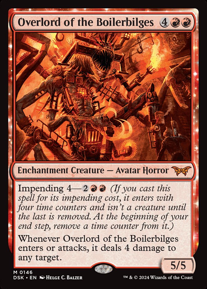 Overlord of the Boilerbilges (Duskmourn: House of Horror)  - Foil