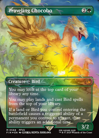 Traveling Chocobo 568 (FINAL FANTASY)  - Borderless Chocobo Track Foil