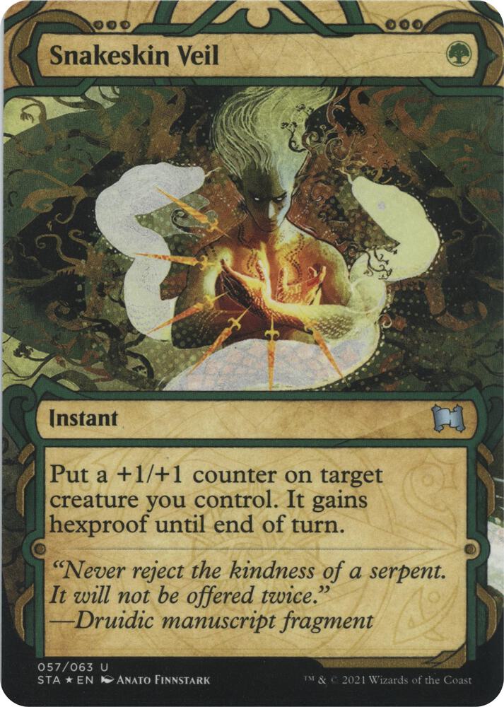 Snakeskin Veil Foil Etched (Strixhaven: Mystical Archives)  - Foil