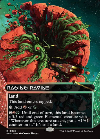 Raging Ravine 35 (Edge of Eternities: Stellar Sights)  - Borderless Foil