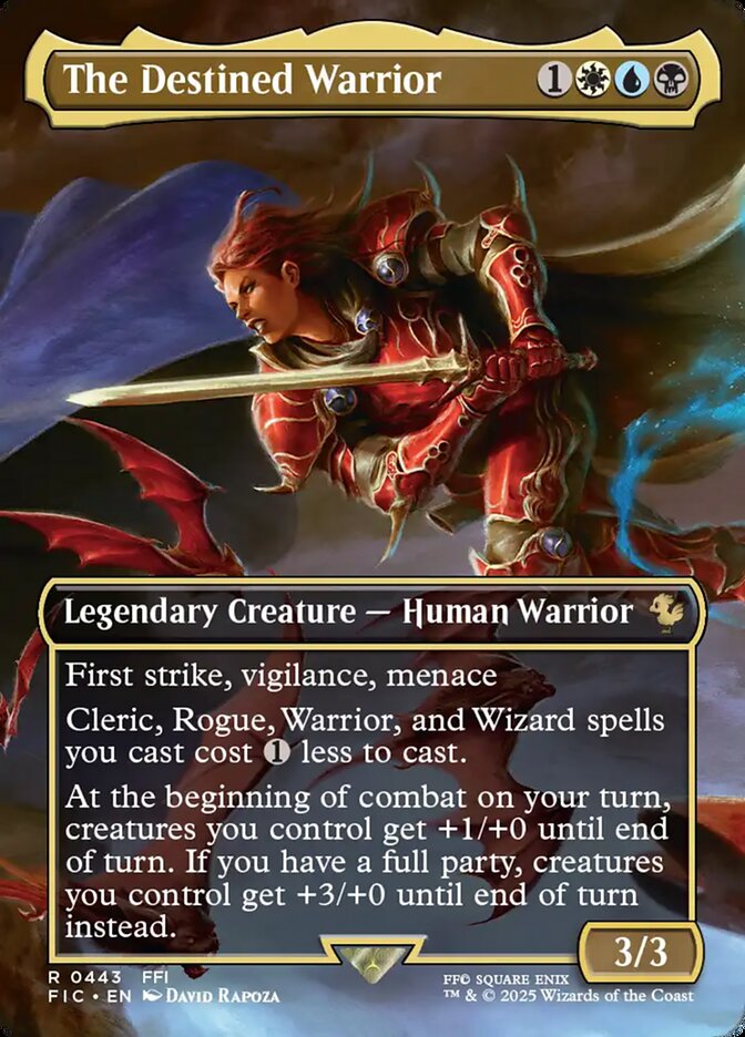 The Destined Warrior (Commander: FINAL FANTASY) 