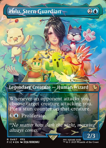 Lulu, Stern Guardian 467 (Commander: FINAL FANTASY)  - Borderless Chocobo Track Foil