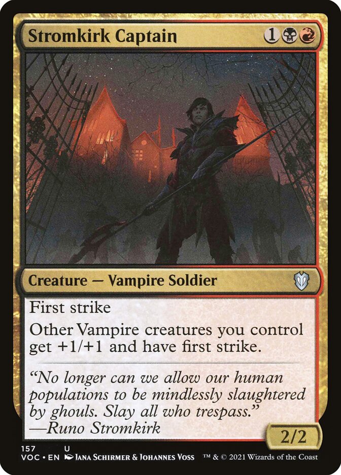 Stromkirk Captain 157 (Commander: Innistrad: Crimson Vow) 