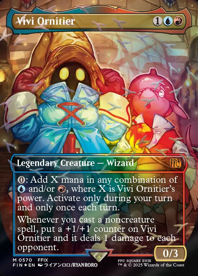 Vivi Ornitier  570/309 (FINAL FANTASY)  - Borderless Chocobo Track Foil
