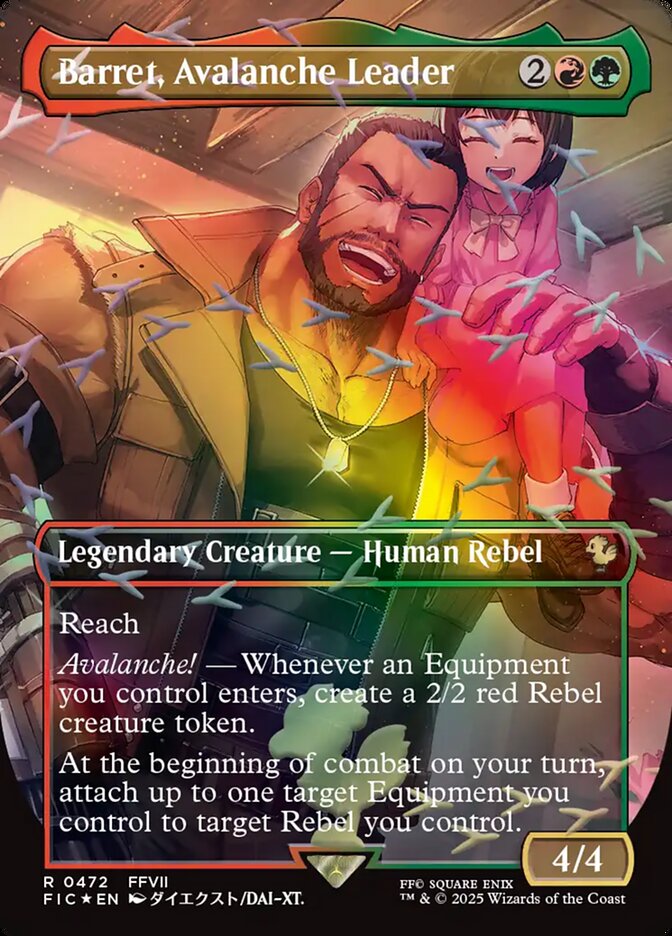 Barret, Avalanche Leader (Commander: FINAL FANTASY)  - Foil