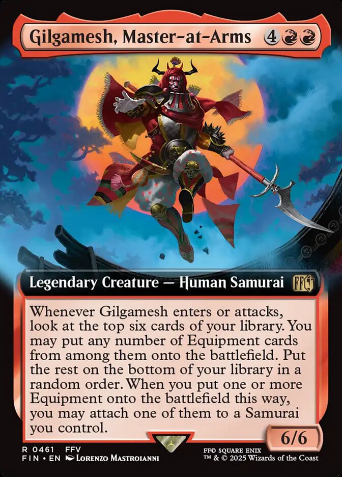 Gilgamesh, Master-at-Arms 461/309 (FINAL FANTASY)  - Extended Art 