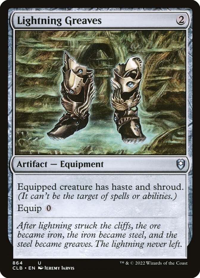 Lightning Greaves (Commander Legends: Battle for Baldur's Gate) 