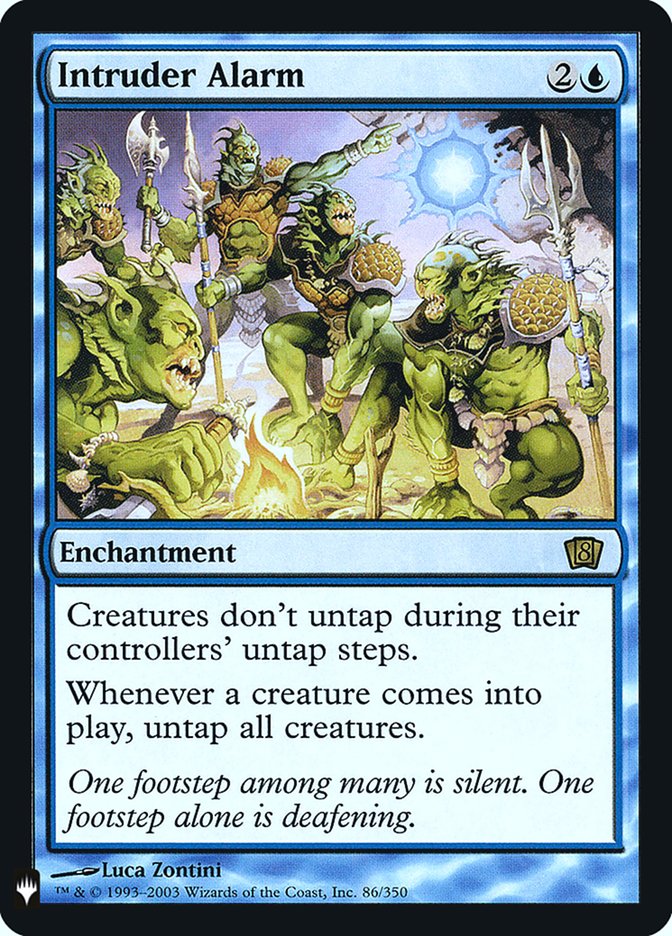 Intruder Alarm (The List Reprints)  - Foil