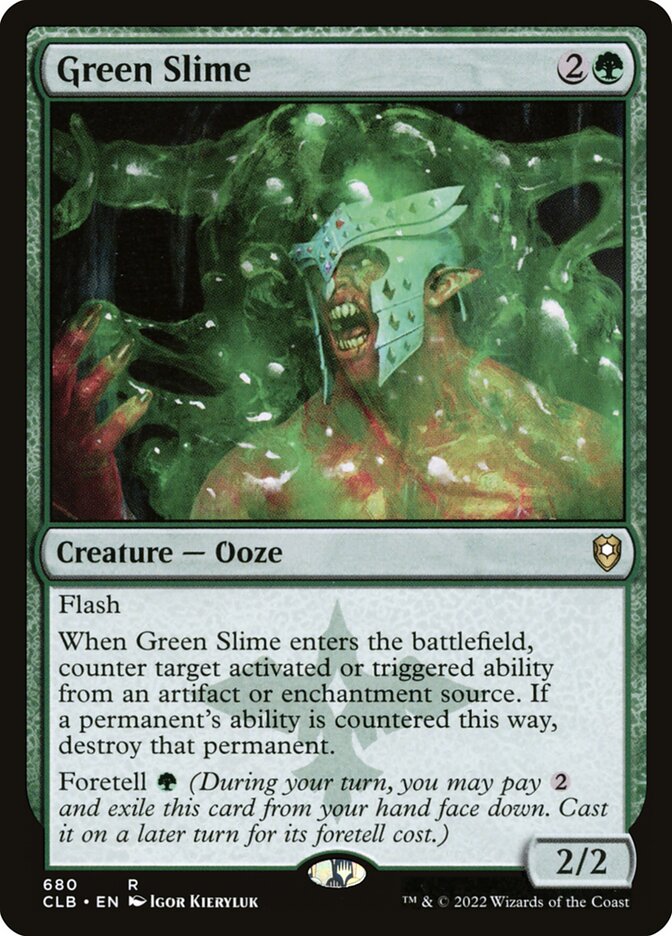 Green Slime (Commander Legends: Battle for Baldur's Gate) 