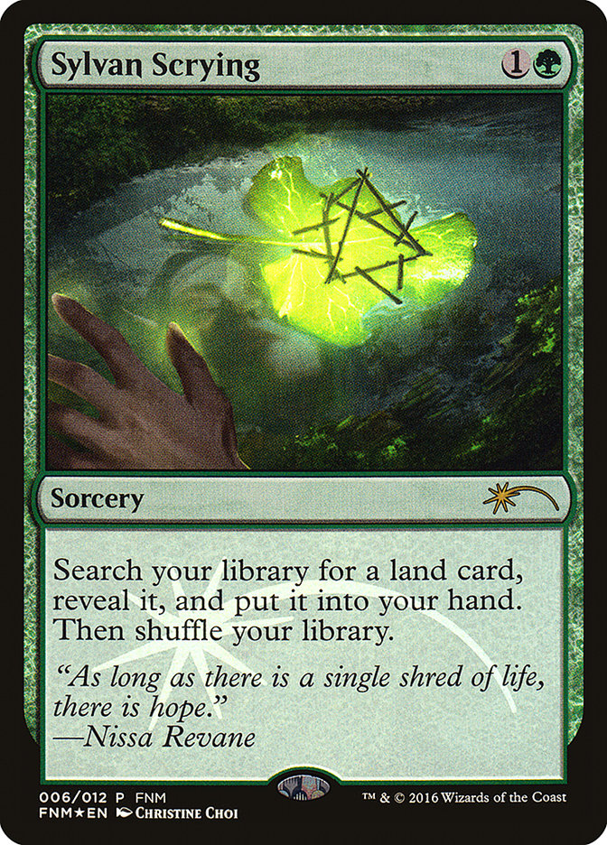 Sylvan Scrying (FNM Promos)  - Foil