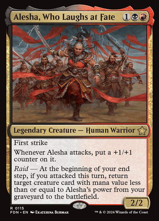 Alesha, Who Laughs at Fate 115 (Foundations) 