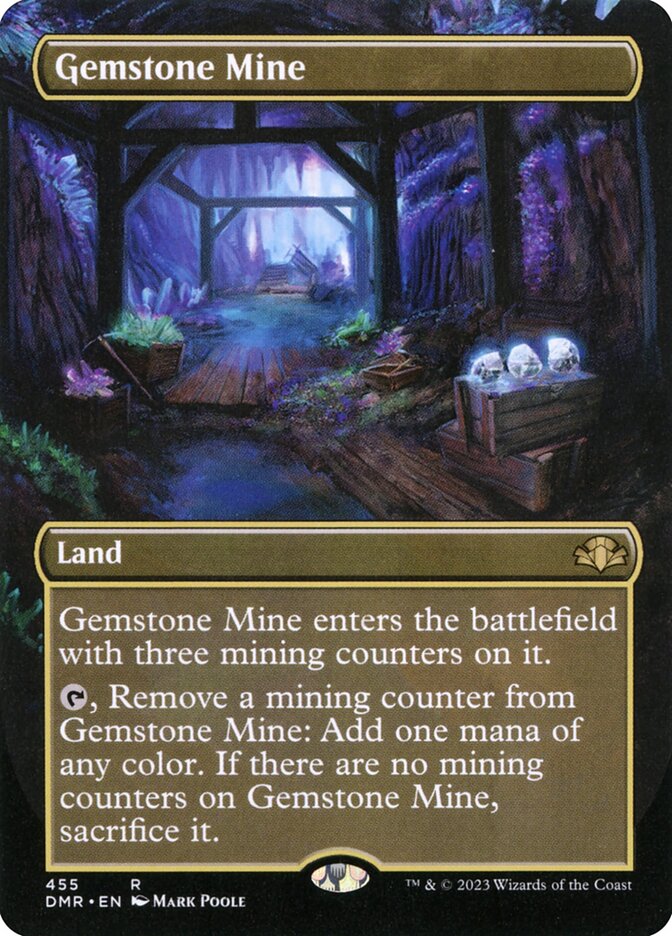 Gemstone Mine 455/261 (Dominaria Remastered)  - Borderless