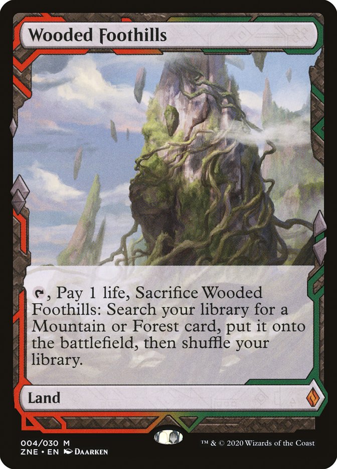 Wooded Foothills (Zendikar Rising Expeditions) 