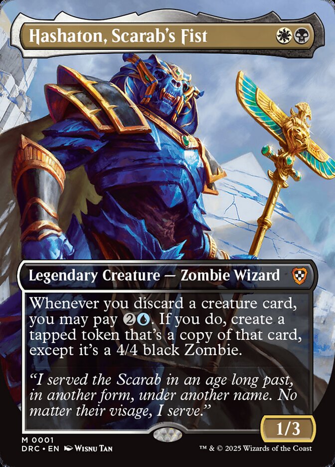 Hashaton, Scarab's Fist (Commander: Aetherdrift)  - Foil