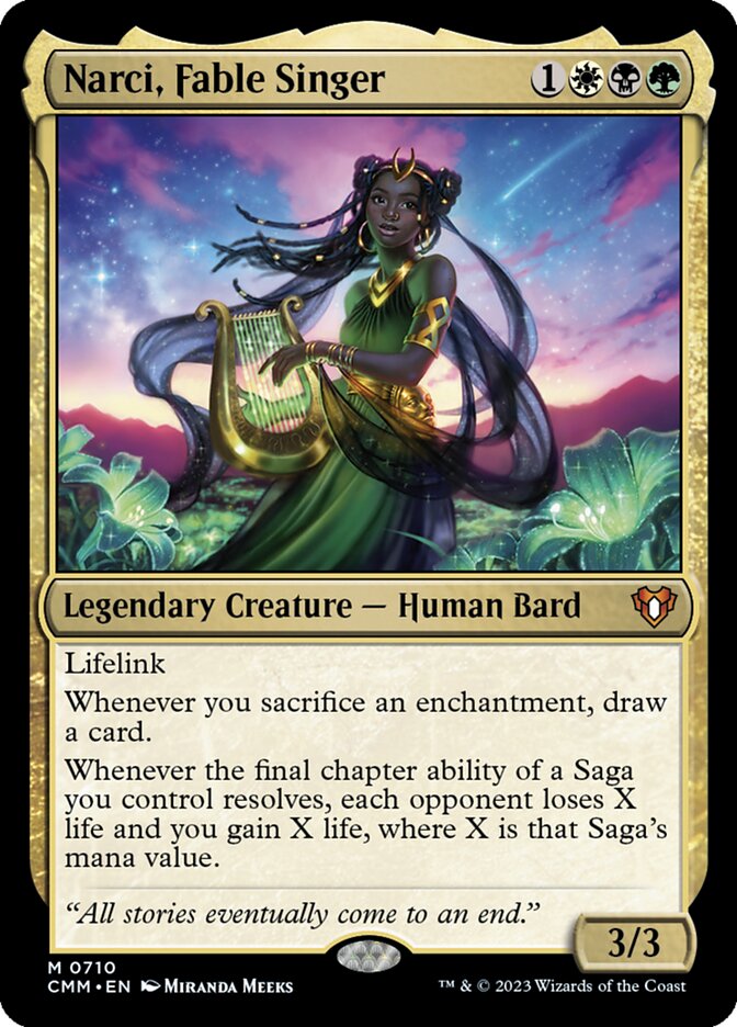 Narci, Fable Singer (Commander Masters)  - Foil