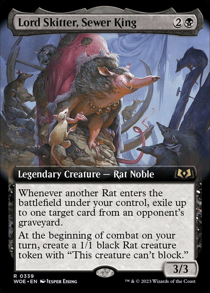 Lord Skitter, Sewer King (Wilds of Eldraine)  - Foil