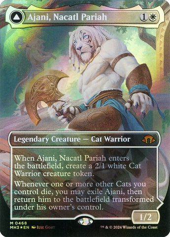 Ajani, Nacatl Pariah // Ajani, Nacatl Avenger (Modern Horizons 3)  - Foil