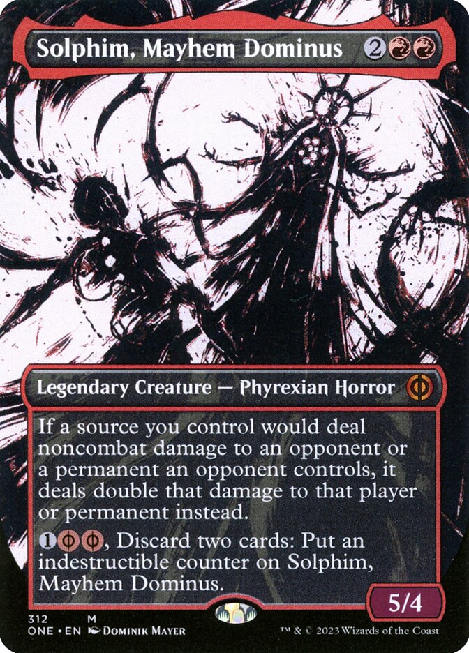 Solphim, Mayhem Dominus (Phyrexia: All Will Be One)  - Foil