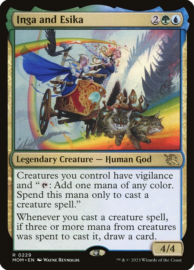 Inga and Esika (March of the Machine)  - Foil