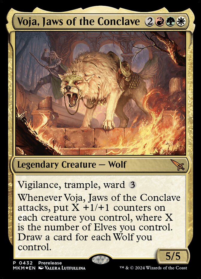 Voja, Jaws of the Conclave (Prerelease Cards)  - Foil