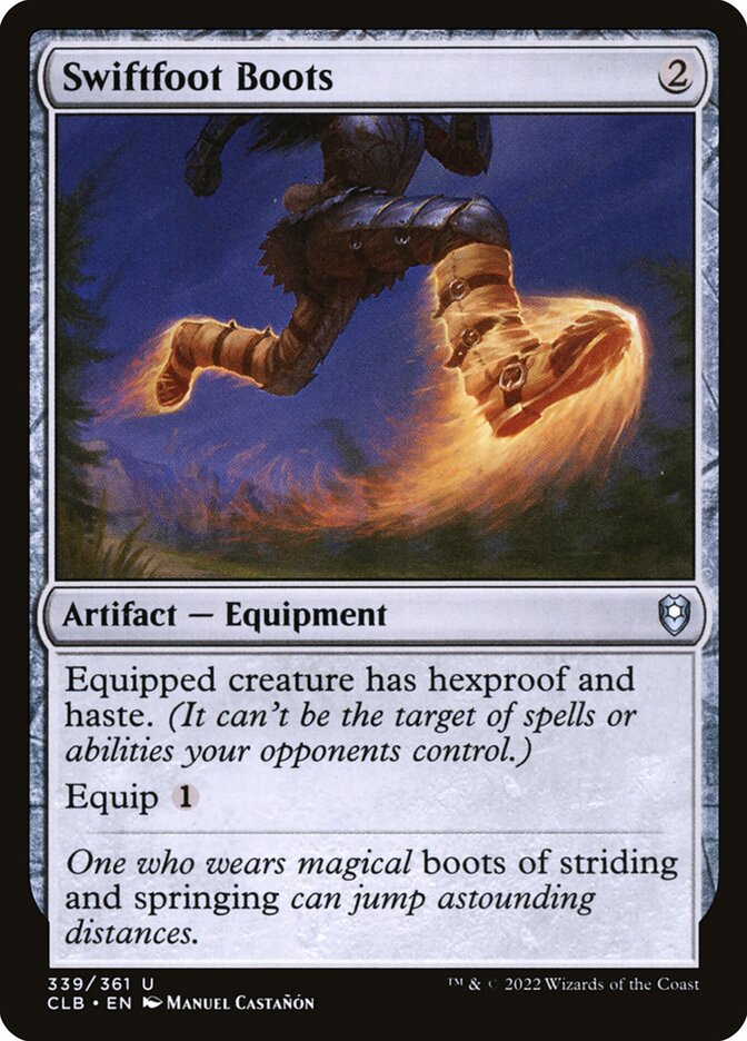 Swiftfoot Boots (Commander Legends: Battle for Baldur's Gate) 