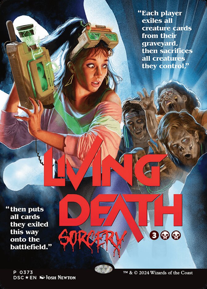 Living Death 373 (Commander: Duskmourn: House of Horror)  - Showcase Foil