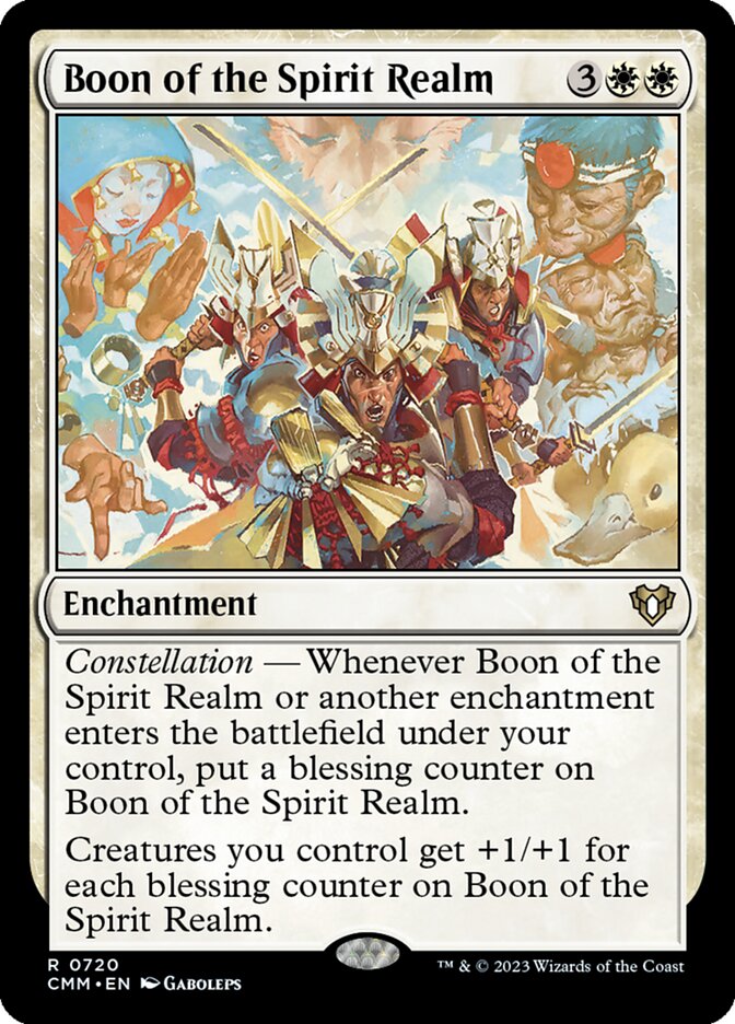 Boon of the Spirit Realm 720 (Commander Masters) 