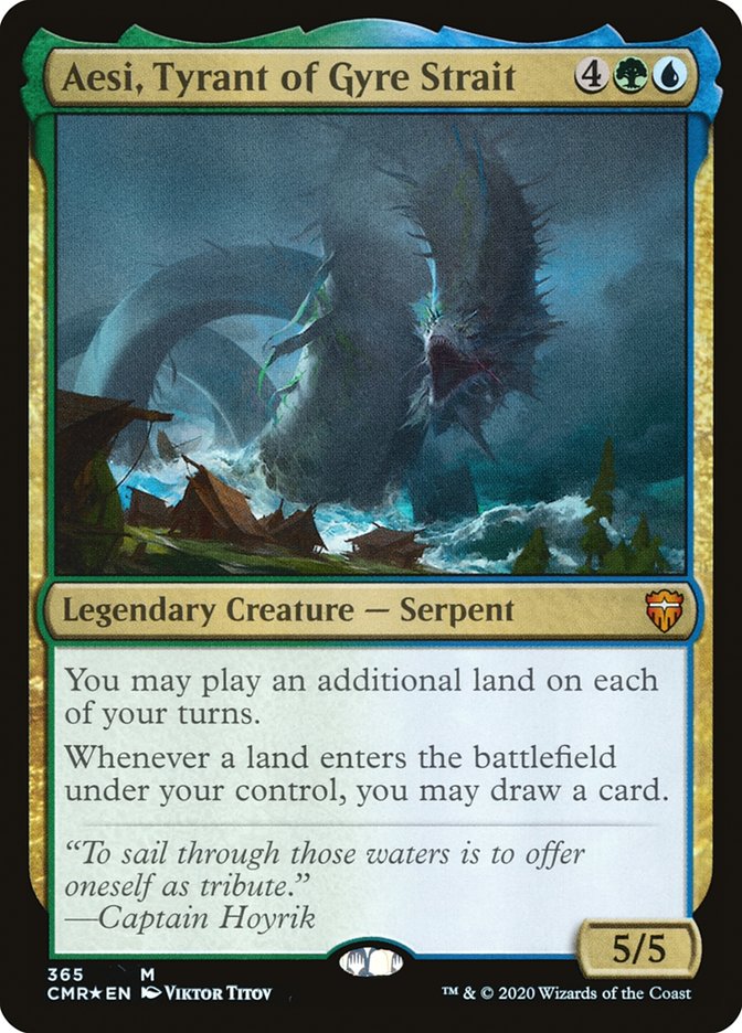 Aesi, Tyrant of Gyre Strait (Commander Legends)  - Foil