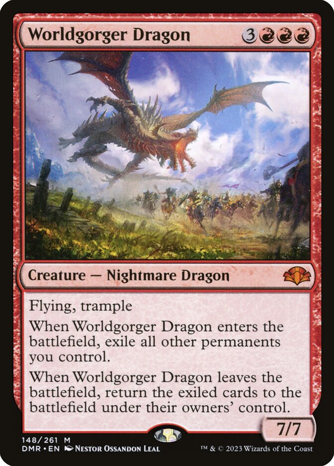 Worldgorger Dragon (Dominaria Remastered)  - Foil