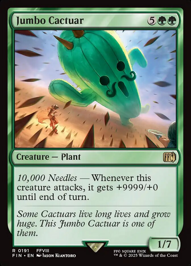 Jumbo Cactuar (FINAL FANTASY)  - Foil
