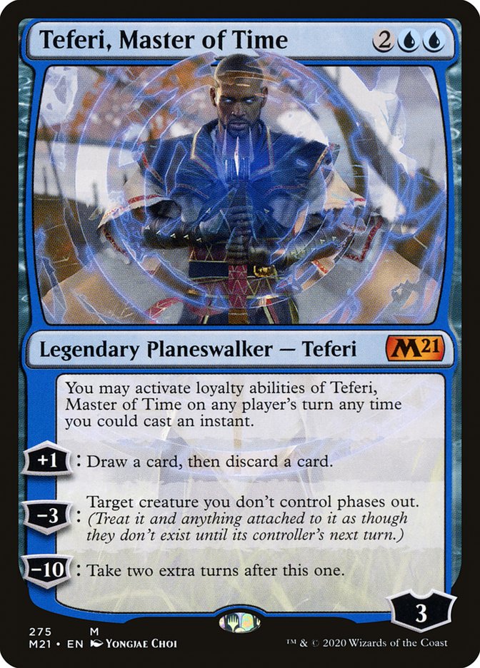 Teferi, Master of Time (Core Set 2021)  - Foil