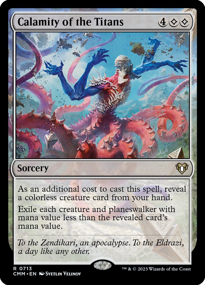 Calamity of the Titans (Commander Masters) 