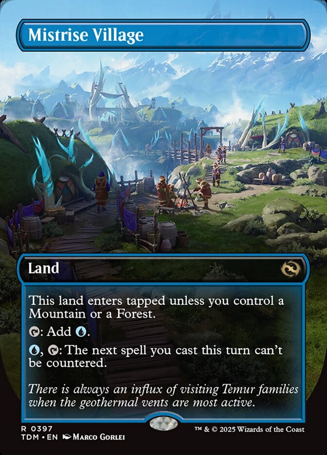 Mistrise Village (Tarkir: Dragonstorm) 