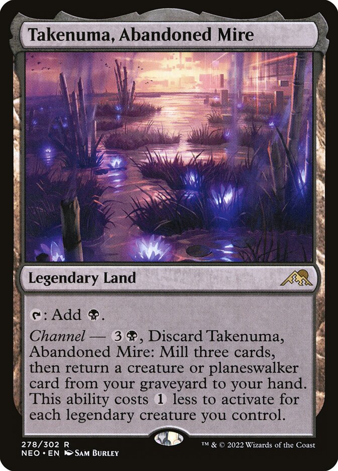 Takenuma, Abandoned Mire (Kamigawa: Neon Dynasty)  - Foil