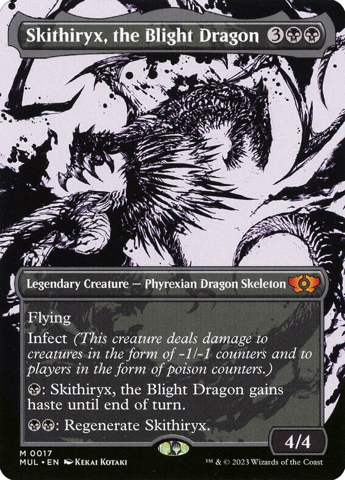 Skithiryx, the Blight Dragon (March of the Machine: Multiverse Legends)  - Foil