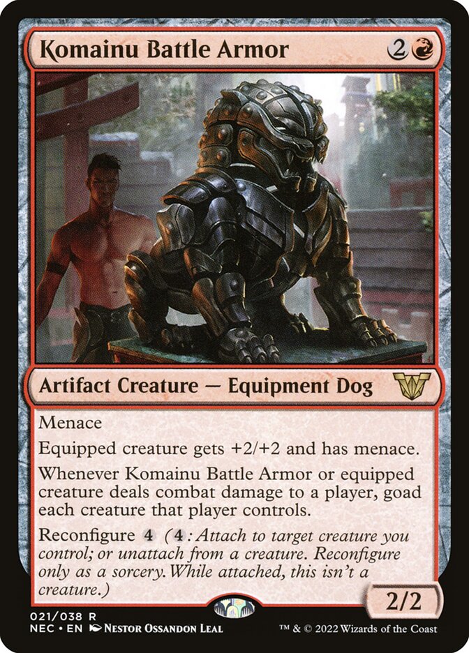 Komainu Battle Armor (Commander: Kamigawa: Neon Dynasty) 