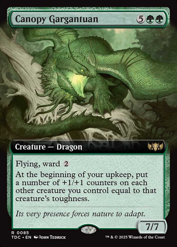 Canopy Gargantuan (Commander: Tarkir: Dragonstorm) 