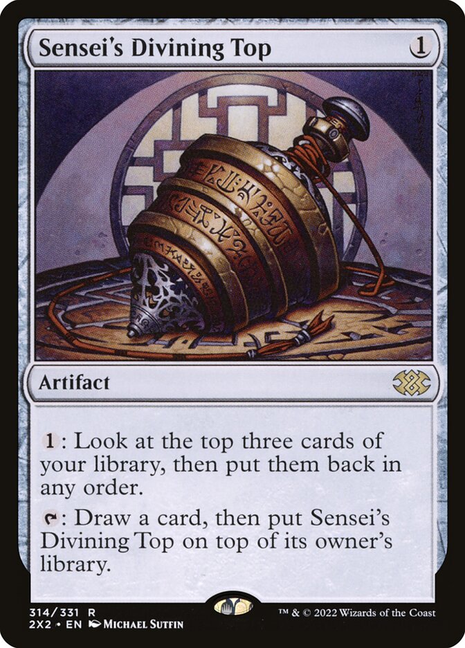 Sensei's Divining Top 314/331 (Double Masters 2022)  - Foil