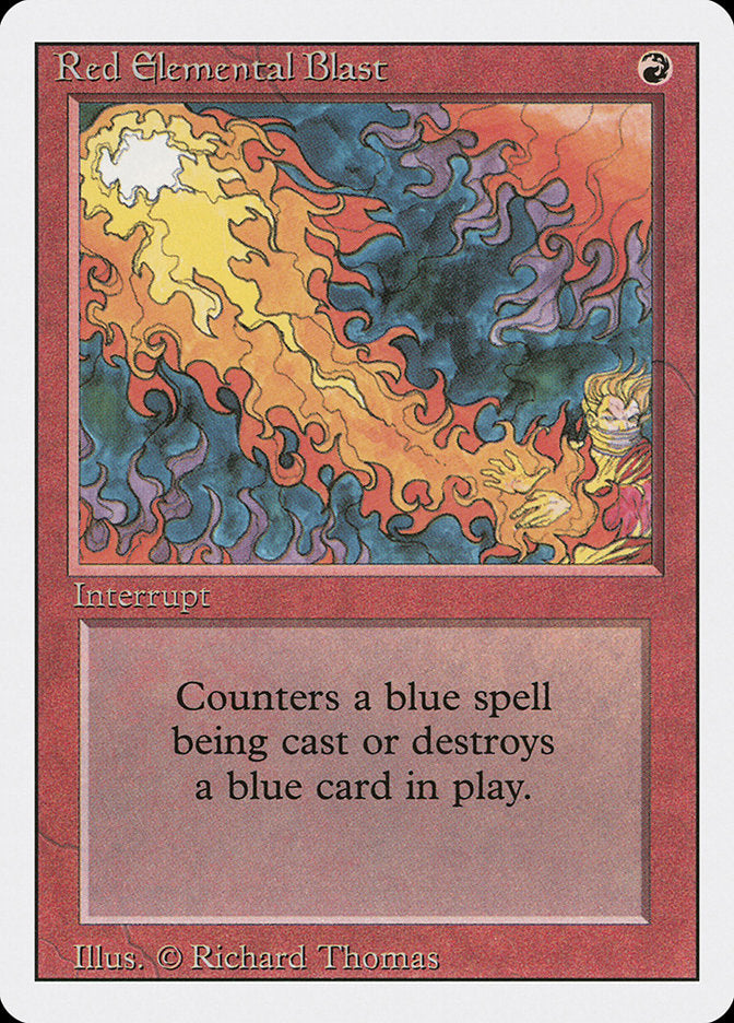 Red Elemental Blast (Revised Edition) 