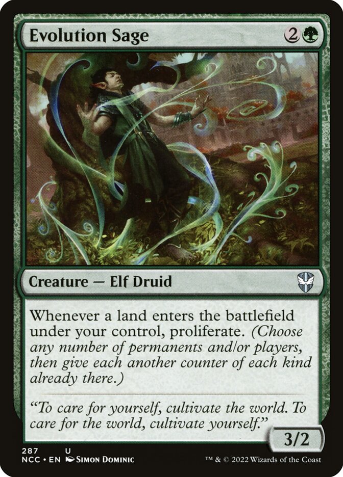 Evolution Sage (Commander: Streets of New Capenna) 