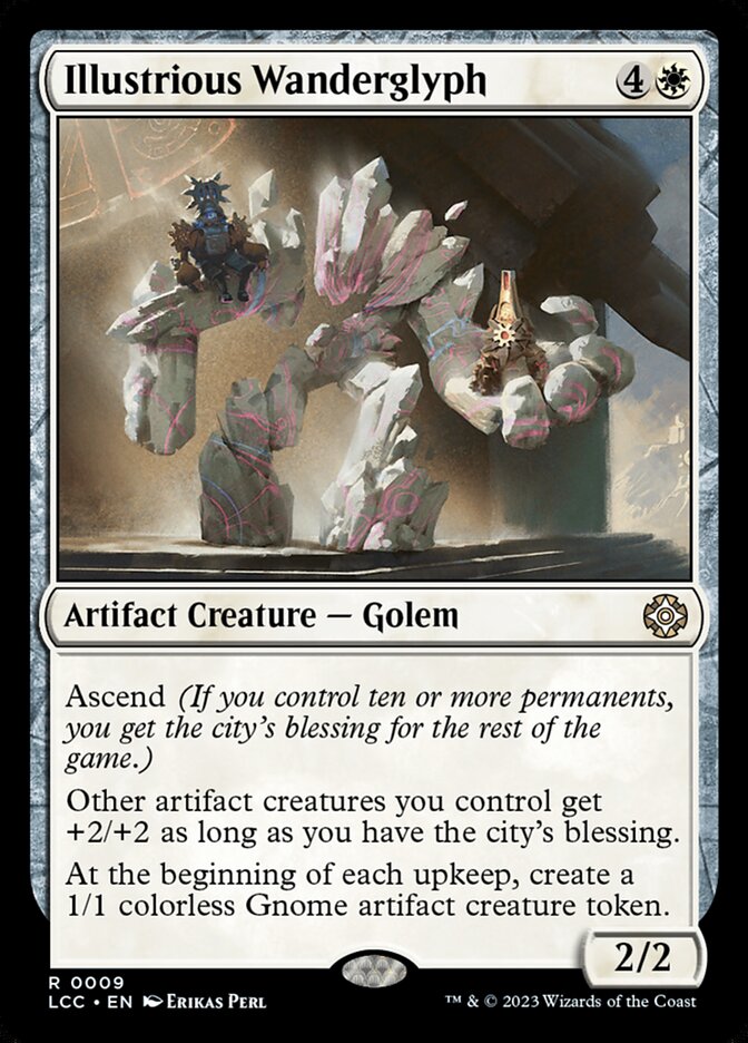 Illustrious Wanderglyph (Commander: The Lost Caverns of Ixalan)  - Foil