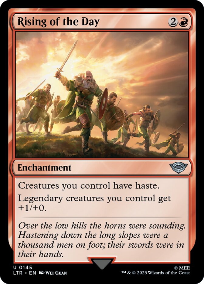 Rising of the Day (Universes Beyond: The Lord of the Rings: Tales of Middle-earth) 