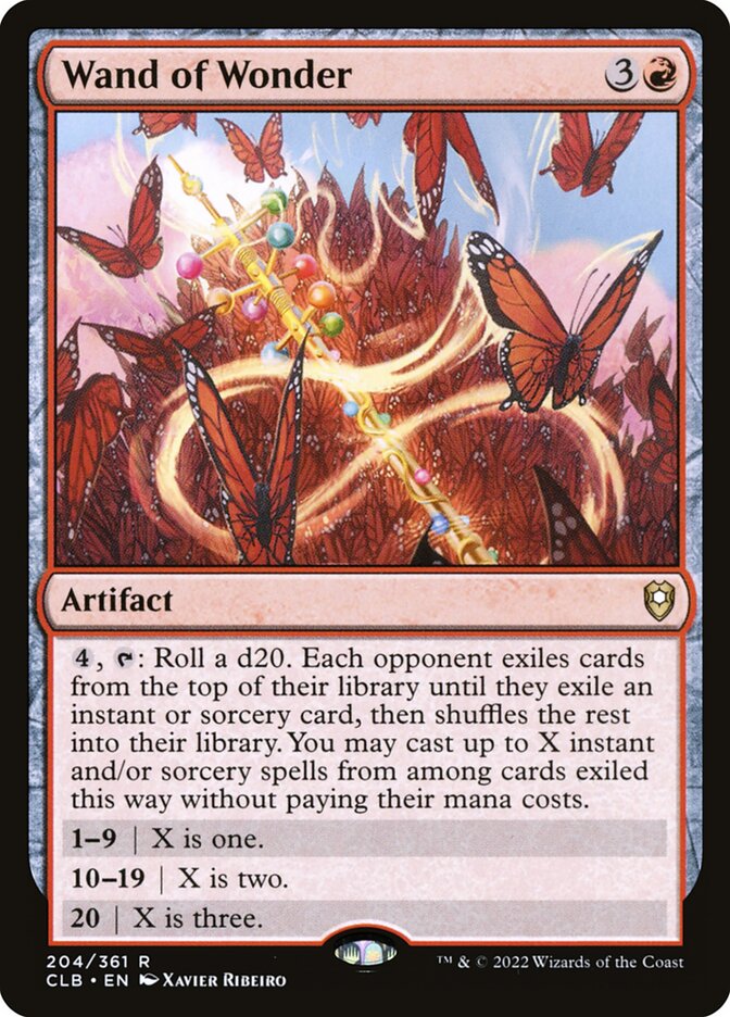 Wand of Wonder (Commander Legends: Battle for Baldur's Gate)  - Foil
