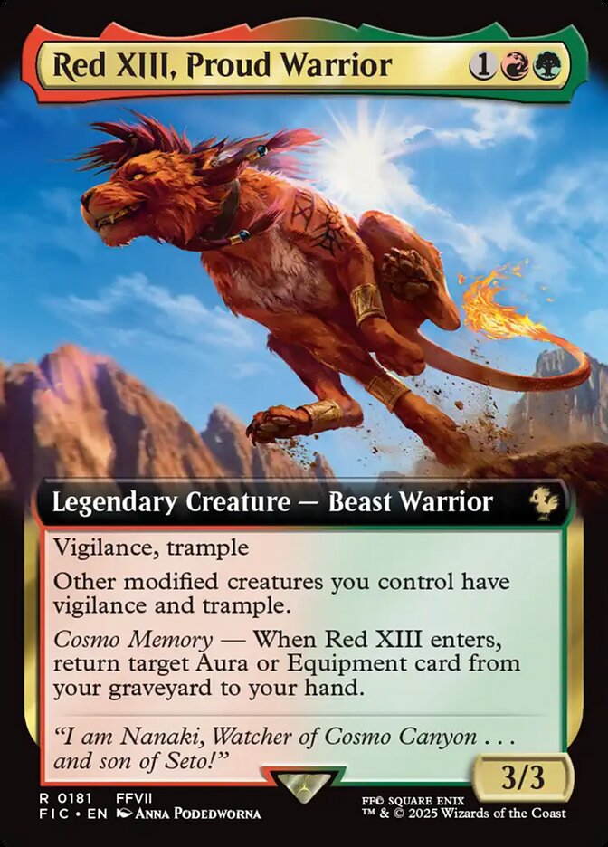 Red XIII, Proud Warrior (Commander: FINAL FANTASY) 