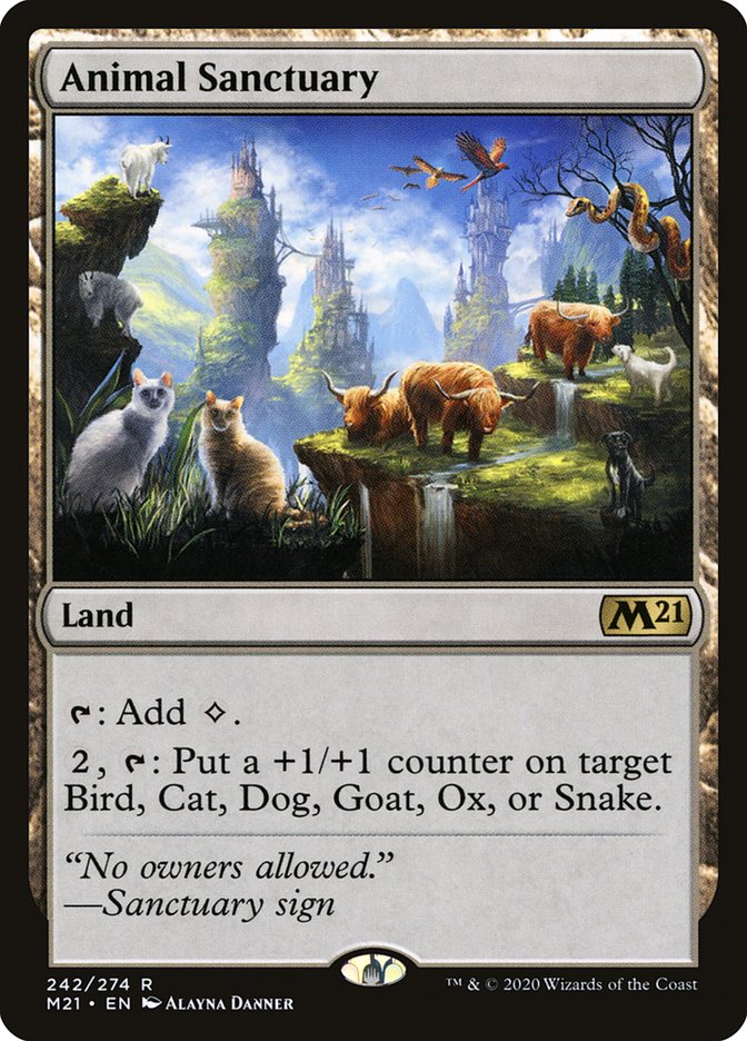 Animal Sanctuary (Core Set 2021)  - Foil