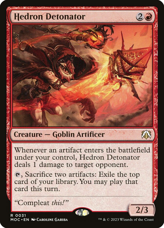 Hedron Detonator (Commander: March of the Machine) 