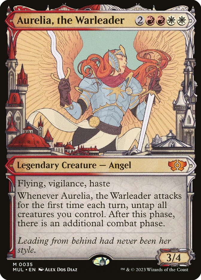 Aurelia, the Warleader (March of the Machine: Multiverse Legends) 