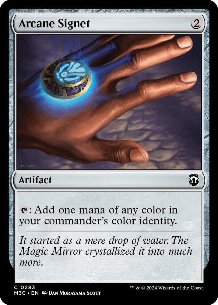 Arcane Signet 283/411 (Commander: Modern Horizons 3)  - Ripple Foil